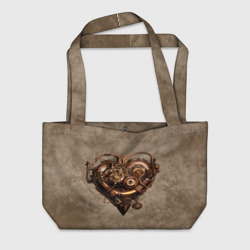Пляжная сумка 3D Стимпанк сердце