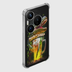 Чехол для Huawei Pura 70 Пивозавр в лесу - фото 2