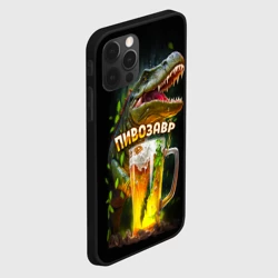 Чехол для iPhone 12 Pro Max Пивозавр в лесу - фото 2