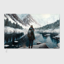 Флаг 3D Путешествие в горы