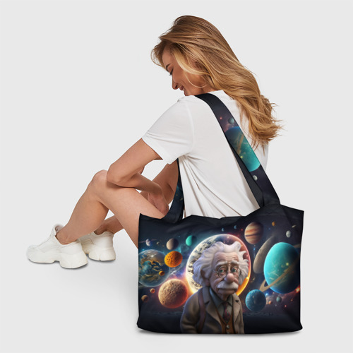 Пляжная сумка 3D Альберт Эйнштейн и его теория - фото 6