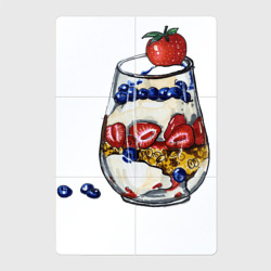 Рисунок мороженного в стакане – Магнитный плакат 2x3 с принтом купить