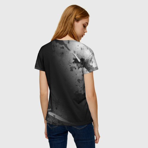 Женская футболка 3D с принтом Меньше людей больше паучков, вид сзади #2