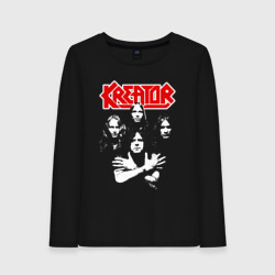 Женский лонгслив хлопок Kreator rock