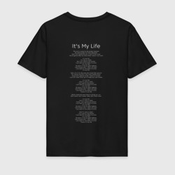 Bon Jovi It's My Life – Мужская футболка хлопок с принтом купить со скидкой в -20%