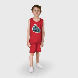 Детская пижама с шортами хлопок Горилла-мутант с печеньем - фото 2