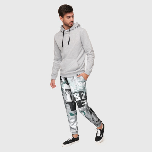 Мужские брюки 3D Ice Tea Style, цвет 3D печать - фото 3