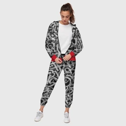 Женский костюм 3D Черно-белая каллиграфия - фото 2