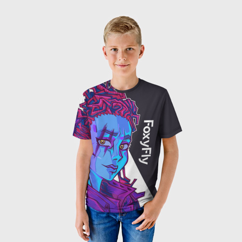 Детская футболка 3D FoxyFly Art, цвет 3D печать - фото 3