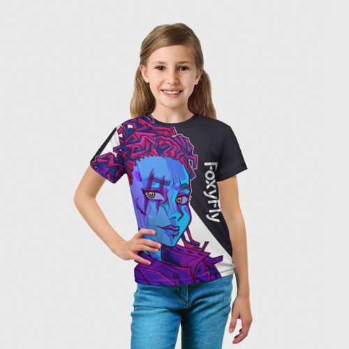 Детская футболка 3D FoxyFly Art, цвет 3D печать - фото 5