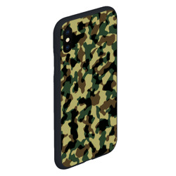Чехол для iPhone XS Max матовый Военный камуфляж - фото 2