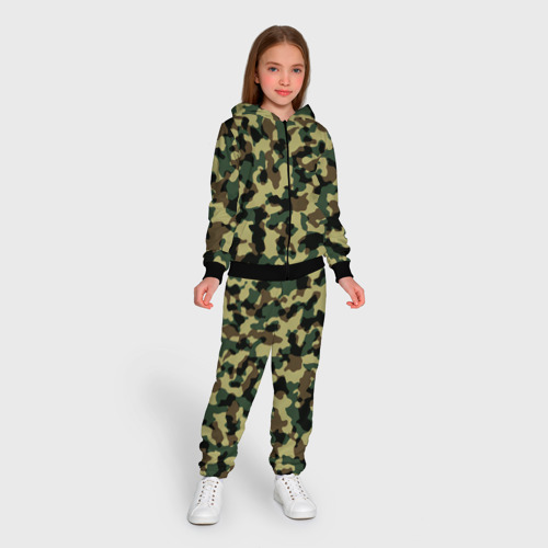 Детский костюм 3D Военный камуфляж, цвет черный - фото 5