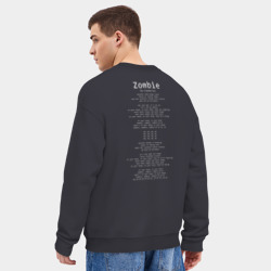 Мужской свитшот oversize без начеса хлопок The Cranberries Zombie - фото 2