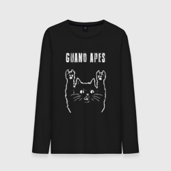 Мужской лонгслив хлопок Guano Apes рок кот