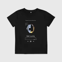Детская футболка хлопок Daft Punk Get Lucky
