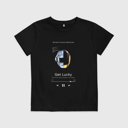Детская футболка хлопок Daft Punk Get Lucky