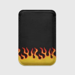Картхолдер Magsafe магнитный Горящее пламя