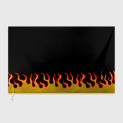 Флаг 3D Горящее пламя