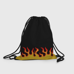 Рюкзак-мешок 3D Горящее пламя