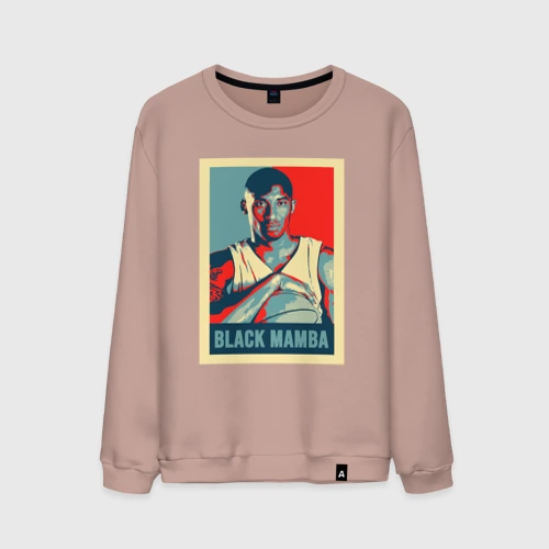Мужской свитшот хлопок Black mamba poster