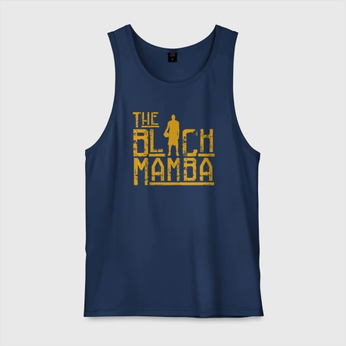 Мужская майка хлопок The black mamba