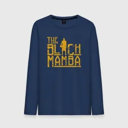 Мужской лонгслив хлопок The black mamba