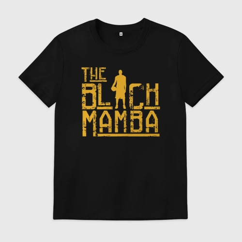 Мужская футболка хлопок The black mamba