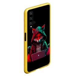 Чехол для Honor 20 Лис за ноутбуком от нейросети - фото 2