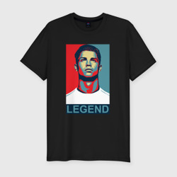 Мужская футболка хлопок Slim Ronaldo legend