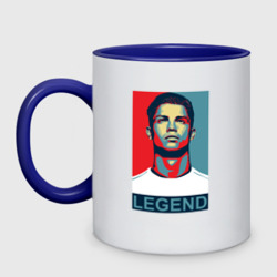 Кружка двухцветная Ronaldo legend