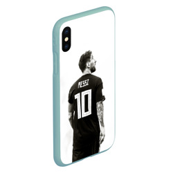 Чехол для iPhone XS Max матовый 10 Leo Messi - фото 2