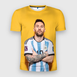 Мужская футболка 3D Slim Lionel Messi 10