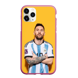 Чехол для iPhone 11 Pro Max матовый Lionel Messi 10