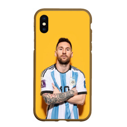 Чехол для iPhone XS Max матовый Lionel Messi 10