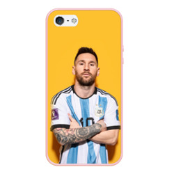 Чехол для iPhone 5/5S матовый Lionel Messi 10