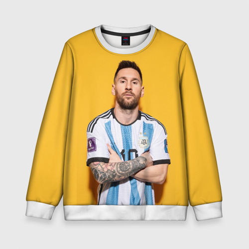 Детский свитшот 3D Lionel Messi 10, цвет 3D печать