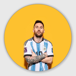 Круглый коврик для мышки Lionel Messi 10