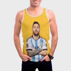 Мужская майка 3D Lionel Messi 10 - фото 2