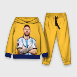 Детский костюм с толстовкой 3D Lionel Messi 10