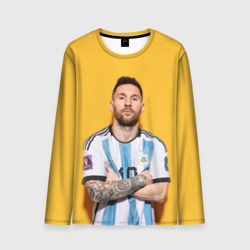 Мужской лонгслив 3D Lionel Messi 10