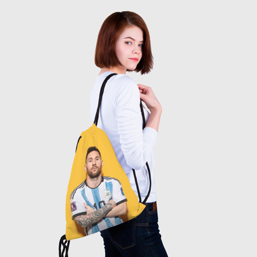 Рюкзак-мешок 3D Lionel Messi 10 - фото 5