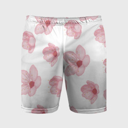 Мужские шорты спортивные Цветение сакуры