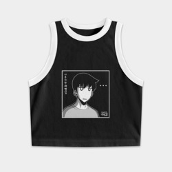 Женская укороченная майка-топ хлопок Охотник Сон Джин Ву недоумение