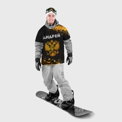 Накидка на куртку 3D Андрей и зологой герб РФ - фото 2