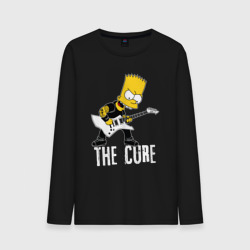 Мужской лонгслив хлопок The Cure Барт Симпсон рокер