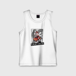 Детская майка хлопок Куруми Токисаки на фоне манги