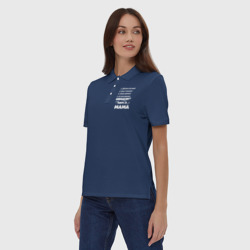 Женское поло хлопок Просто Мама ниндзя - фото 2