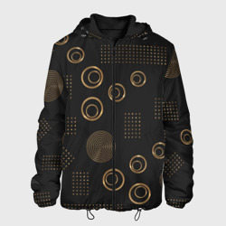 Мужская куртка 3D Memphis Стильный узор из точек и кругов