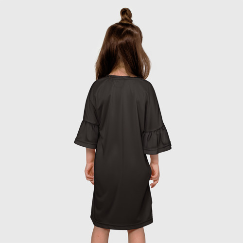 Детское платье 3D с принтом Обидеть Таню может каждый, вид сзади #2
