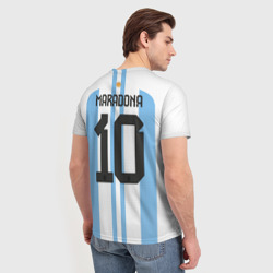 Мужская футболка 3D Марадона форма сборной Аргентины - фото 2